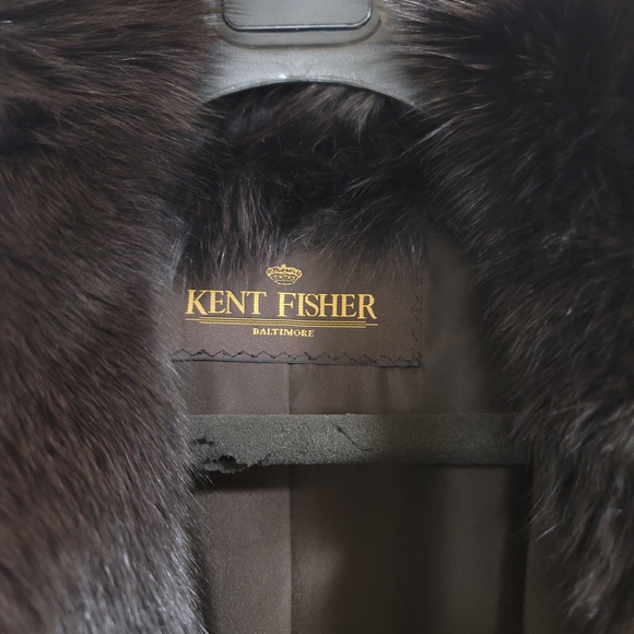 AUTHENTIC MINK Elegant Large Long Mahogony Dark Brown (Almost Black) Fur Coat - Picture 2 of 4